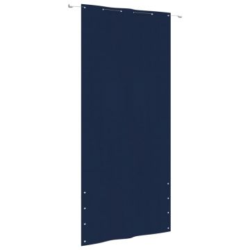 vidaXL Paravan de balcon, albastru, 120 x 240 cm, țesătură oxford