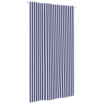 vidaXL Paravan de balcon,albastru și alb,140 x 240 cm, țesătură oxford vidaXL Paravan de balcon,albastru și alb,140 x 240 cm, țesătură oxford