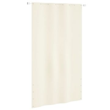 vidaXL Paravan de balcon, crem, 140x240 cm, țesătură oxford vidaXL Paravan de balcon, crem, 140x240 cm, țesătură oxford