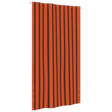 vidaXL Paravan de balcon,portocaliu și maro,140x240 cm,țesătură oxford vidaXL Paravan de balcon,portocaliu și maro,140x240 cm,țesătură oxford