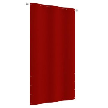 vidaXL Paravan de balcon, roșu, 120 x 240 cm, țesătură oxford