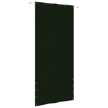 vidaXL Paravan de balcon, verde închis, 120x240 cm, țesătură oxford vidaXL Paravan de balcon, verde închis, 120x240 cm, țesătură oxford