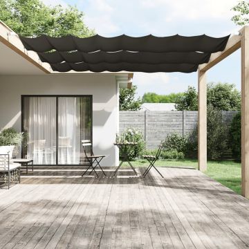 vidaXL Copertină verticală, antracit, 60x1000 cm, țesătură Oxford