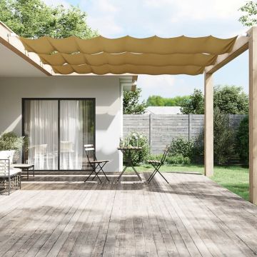 vidaXL Copertină verticală, bej, 60x1200 cm, țesătură Oxford