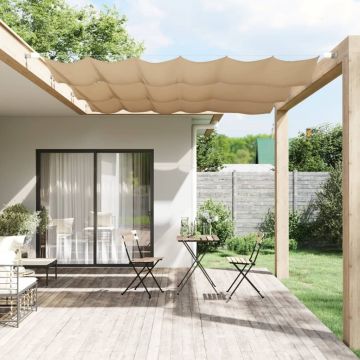 vidaXL Copertină verticală, gri taupe, 100x270 cm, țesătură oxford vidaXL Copertină verticală, gri taupe, 100x270 cm, țesătură oxford