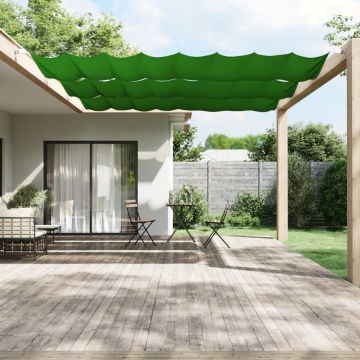 vidaXL Copertină verticală,verde deschis, 140x360 cm, țesătură Oxford