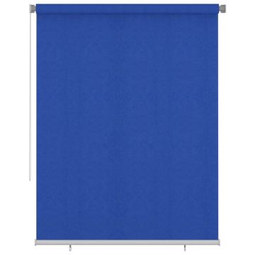 vidaXL Jaluzea tip rulou de exterior, albastru, 180x230 cm, HDPE