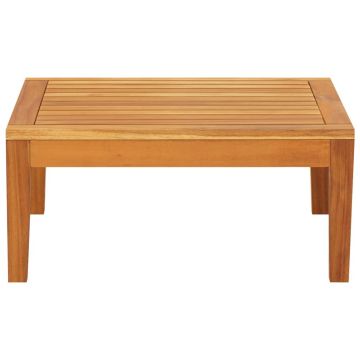 vidaXL Masă de grădină, 64x64x29 cm, lemn masiv de acacia vidaXL Masă de grădină, 64x64x29 cm, lemn masiv de acacia