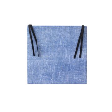 Perna scaun Fantezie Blue Black 39x39x3 cm