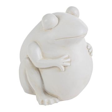 Ghiveci din Fiberclay, Garden Frog Ivoir, L28xl27xH30 cm