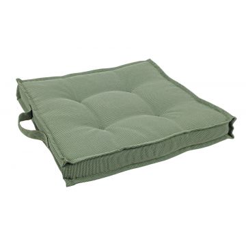 Perna de sezut decorativa, Zerach Square Verde, L40xl40 cm