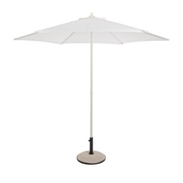 Umbrela de soare, Delfi Alb, Ø270xH240 cm