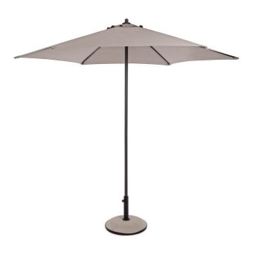 Umbrela de soare, Delfi Grej / Gri Inchis, Ø270xH240 cm