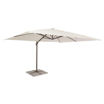 Umbrela de soare suspendata, Dallas Ivoir, L400xl300xH255 cm