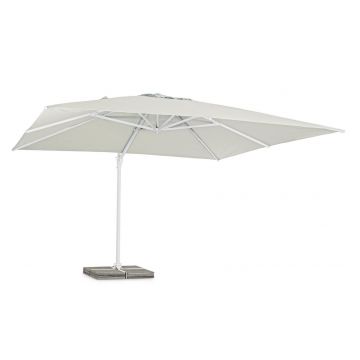Umbrela de soare suspendata, Eden A Gri Deschis, L400xl400xH293 cm