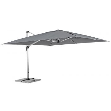 Umbrela de soare suspendata, Ines A Gri Inchis, L400xl400xH278 cm