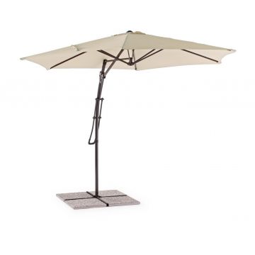 Umbrela de soare suspendata, Sorrento Bej, Ø300xH253 cm