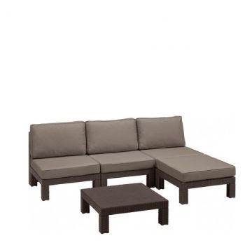 Set mobilier gradina maro Keter Nevada