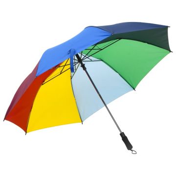 vidaXL Umbrelă pliabilă automată, multicolor, 124 cm