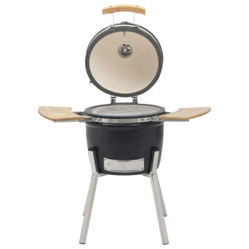 vidaXL Grătar cu afumătoare Kamado, 76 cm, ceramică