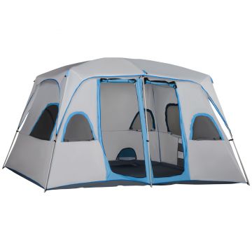 Outsunny cort camping 4-8 persoane, 400x 240x210cm | Aosom Romania