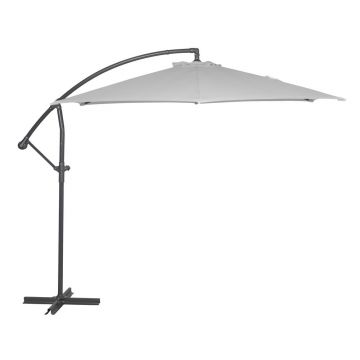 Umbrelă de soare gri ø 300 cm Free Pole - Rojaplast