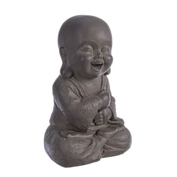 Decoratiune Happy Buddha, Bizzotto, 21x15x32 cm