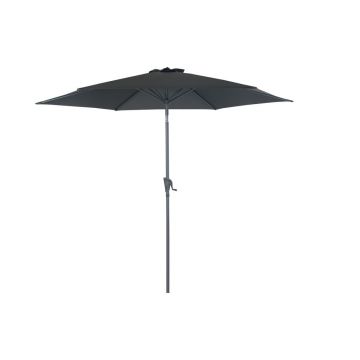 Umbrelă de soare neagră ø 300 cm Roja - Rojaplast