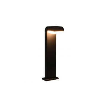 Lampa LED pentru exterior, negru, 9 W, oval