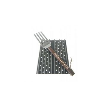 Set 2 grile pentru gratar de 41,5 x 13 cm si spatula GrillGrate WGG16.25K Set 2 grile pentru gratar de 41,5 x 13 cm si spatula GrillGrate WGG16.25K