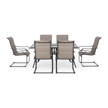 Set mobilier CARLY gradina/terasa, 6 scaune