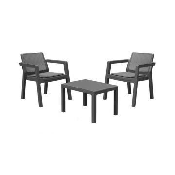 Set mobilier de gradina Emily Patio,gri