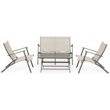 Set mobilier gradina Westshore, canapea, masuta si 2 fotolii