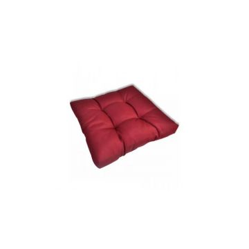 Pernă scaun 60 x 60 x 10 cm, roșu
