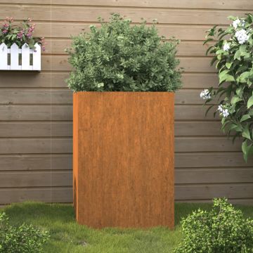 vidaXL Jardinieră, 42x38x75 cm, oțel corten