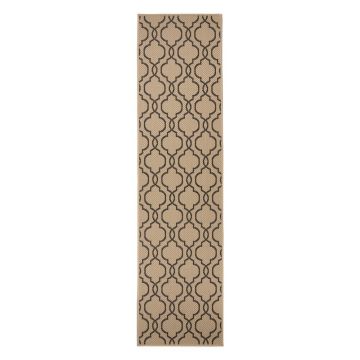 Covor de exterior bej tip traversă 230x66 cm Milan - Flair Rugs