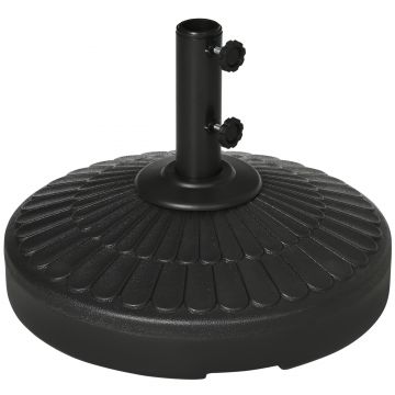 Outsunny Suport pentru Umbrela de Gradina cu diametrul 38-48 mm din Otel si HDPE cu Usa Laterala pentru Umplere, Ø48.5x36 cm | AOSOM RO