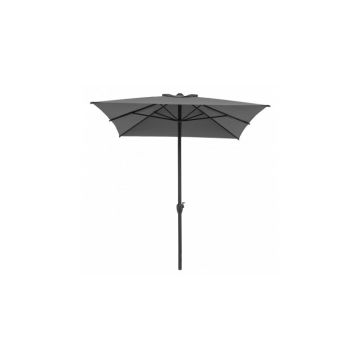 Umbrela dreptunghiulara CALPE, 200x300cm, gri