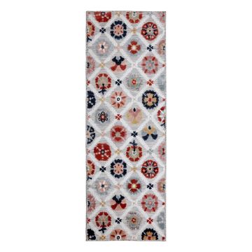 Covor de exterior gri de tip traversă 230x80 cm Flora - Flair Rugs