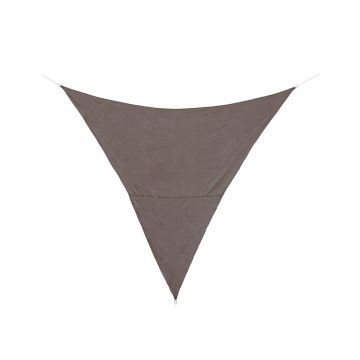 Parasolar triunghiular Sunshade, Bizzotto, 360 x 360 cm, poliester, grej