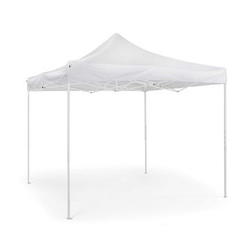 Pavilion pentru gradina Pandora Gazebo, Bizzotto, 291 x 431 x 290 cm, pliabil, otel/poliester Oxford 420D, alb