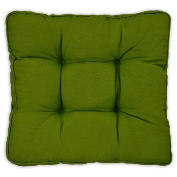 Perna patrata scaun, Panama Aqua, L.47 l.47 cm, poliester, verde