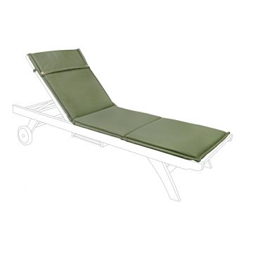 Perna pentru sezlong Royal, Bizzotto, 190 x 63 cm, tesatura Ofelin, verde sage