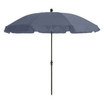 Umbrelă de soare albastră ø 200 cm Las Palmas - Madison