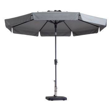 Umbrelă de soare gri ø 300 cm Flores - Madison