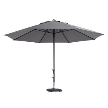 Umbrelă de soare gri ø 400 cm Timor - Madison