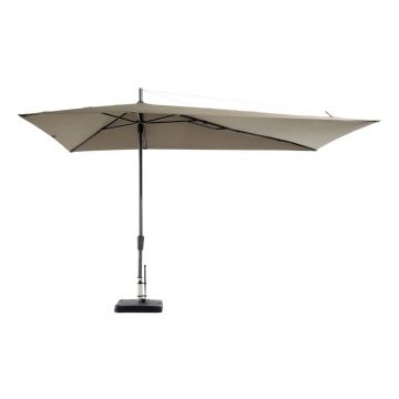 Umbrelă de soare gri/bej 220x360 cm Asymetriq - Madison