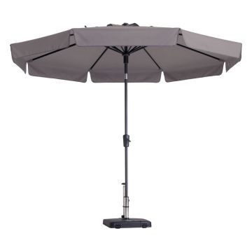 Umbrelă de soare gri/bej ø 300 cm Flores - Madison