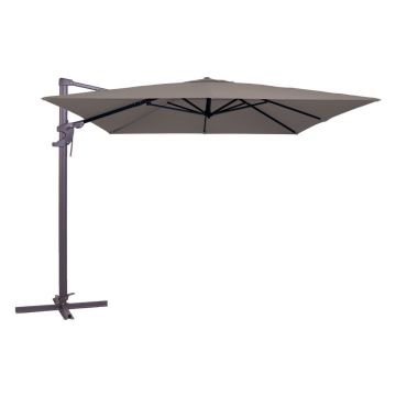 Umbrelă de soare gri/bej 300x300 cm Monaco Flex III - Madison