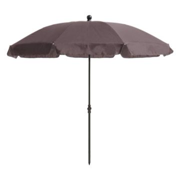 Umbrelă de soare gri/maro ø 200 cm Las Palmas - Madison